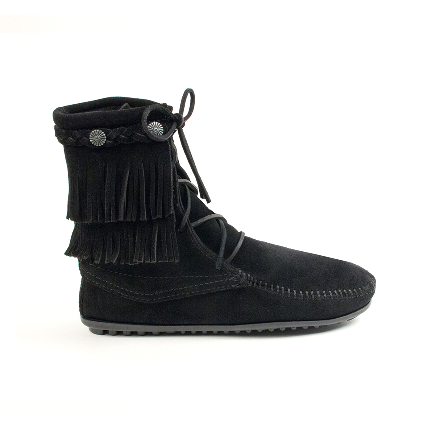 Ankle Boots: Double Fringe Tramper Boot