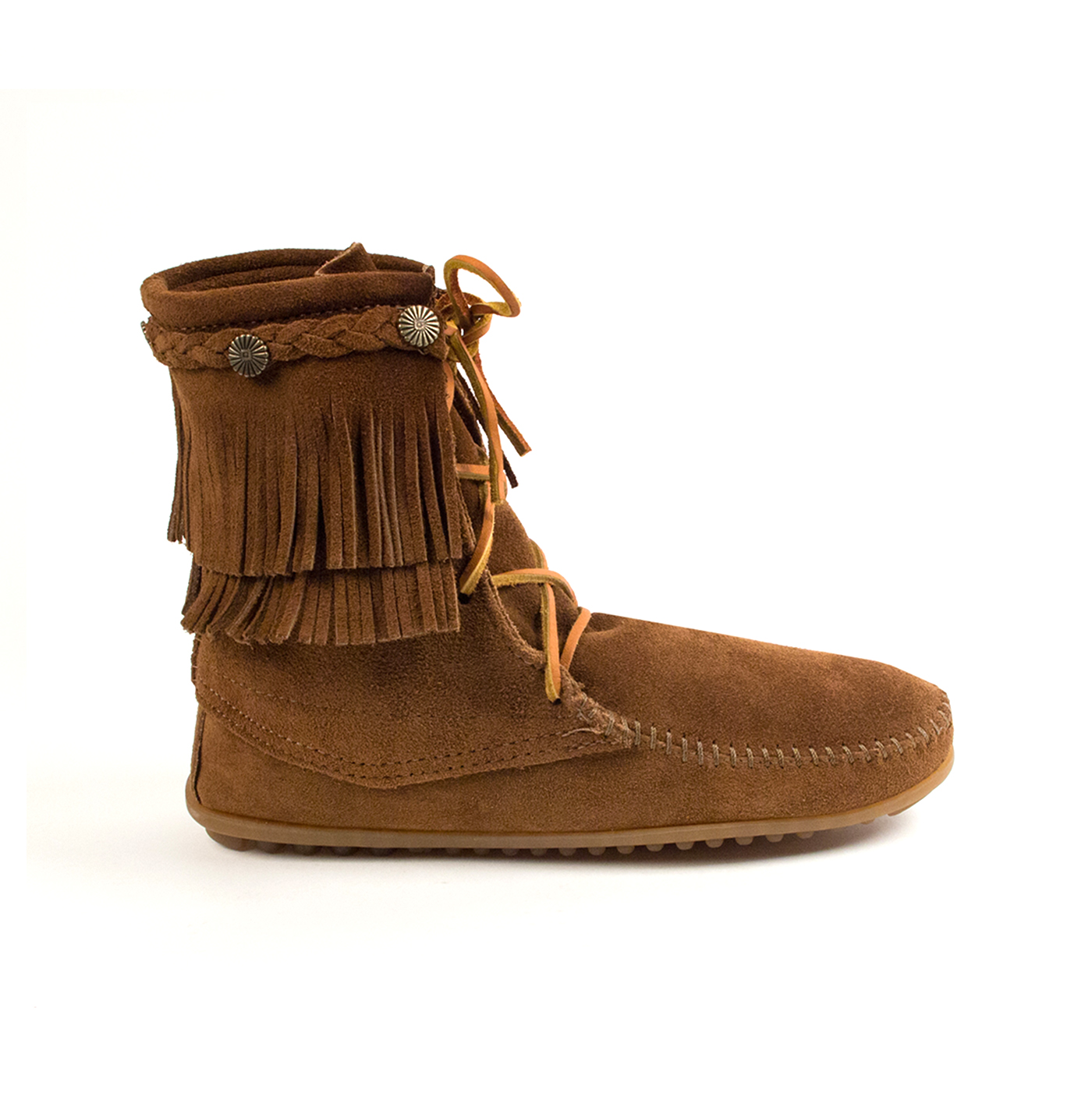 Ankle Boots: Double Fringe Tramper Boot